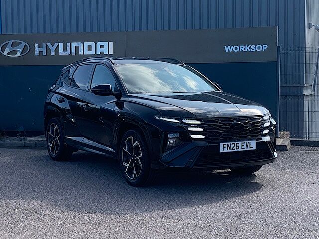 Hyundai TUCSON 1.6T 239 Hybrid N Line 5dr Auto Black