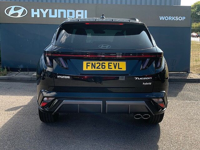 Hyundai TUCSON 1.6T 239 Hybrid N Line 5dr Auto Black